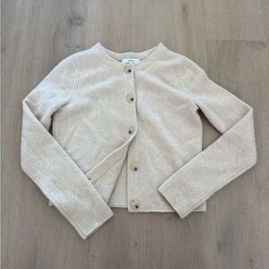 Vince Cashmere Cardigan in Light Beige